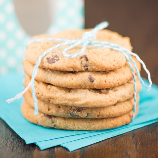 Peanut Butter Chocolate Chip Cookie