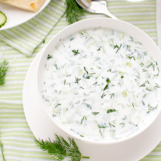 Cold Yogurt Cucumber Soup