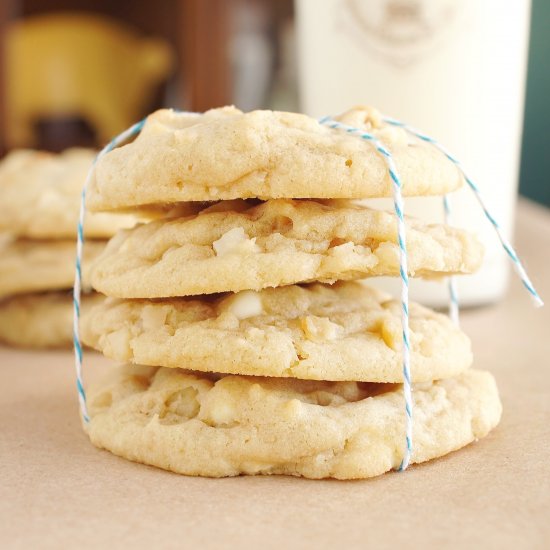 White Chocolate Macadamia Cookies