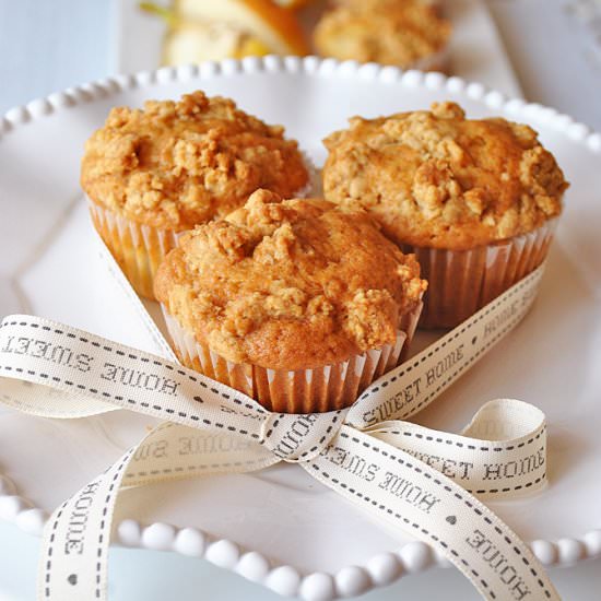 Pear muffins