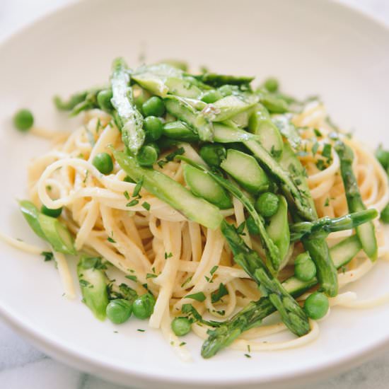 Spring Pasta Carbonara