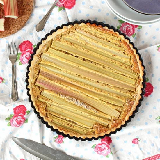 Rhubarb Almond Tarte