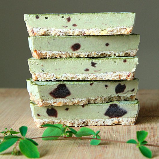 Green Tea Ice Cream Tart