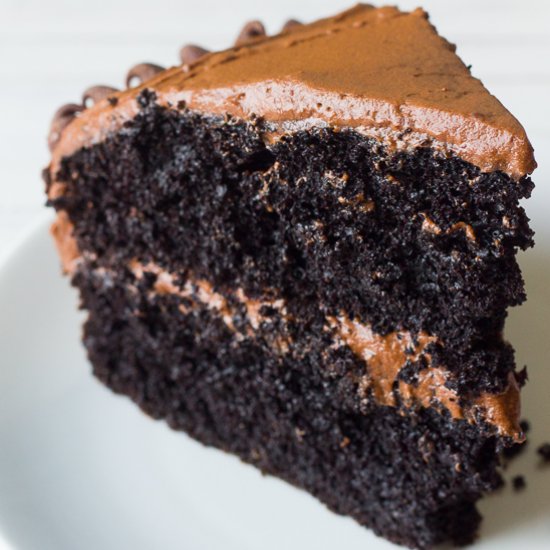 Death-By-Chocolate Layered Cake