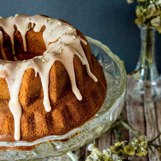 Orange Lavander Bundt Cake