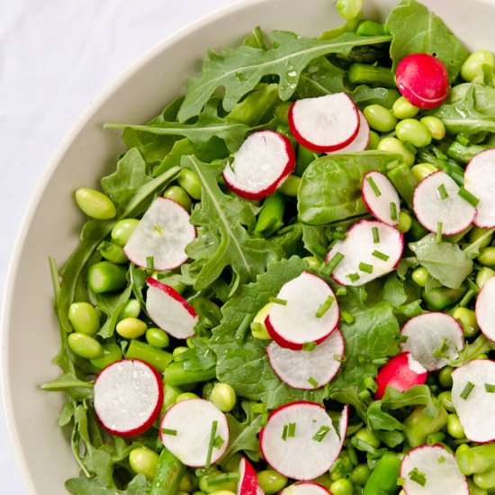 Spring Salad with Lemon Chive