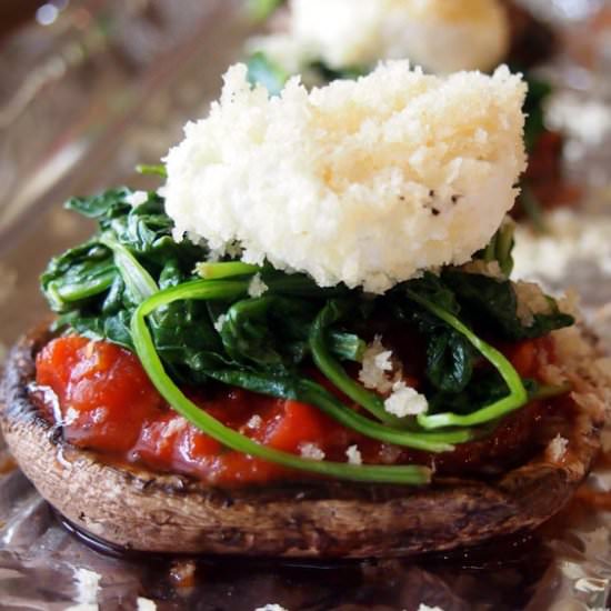 Stuffed Portobello Mushroom Caps