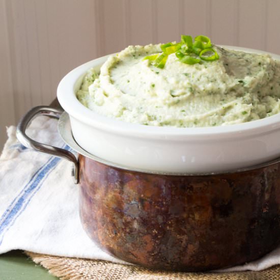 Mashed Celery Root with Blue Cheese