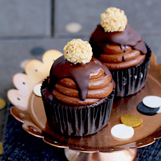 Nutella Espresso Cupcakes