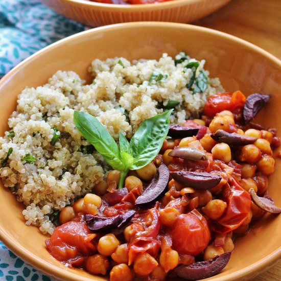 Roasted Tomato and Chickpea Stew