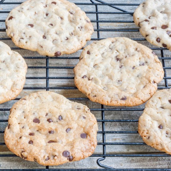 GF Orange Choc Chip Cookies