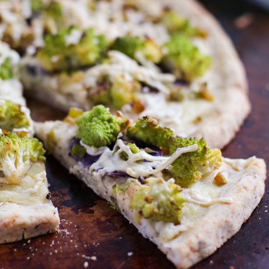 Romanesco Vegan White Pizza