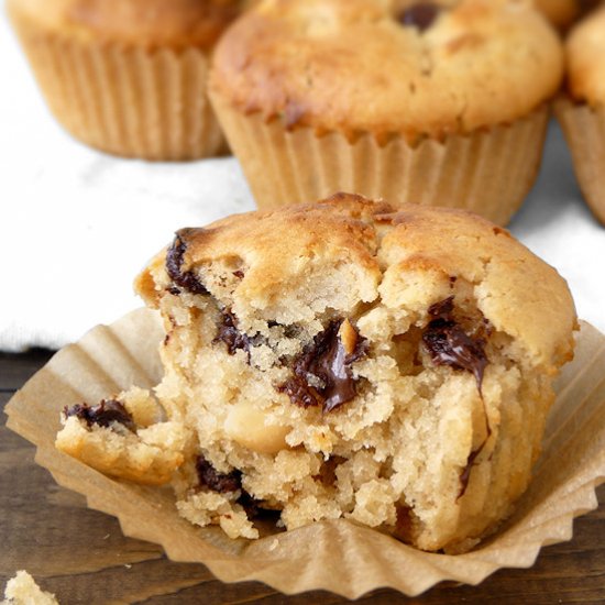 Peanut Butter Chocolate Chip Muffin