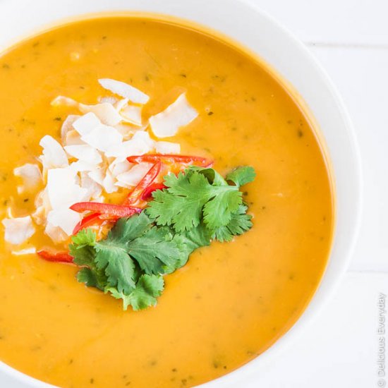 Thai Pumpkin Soup {Vegan}