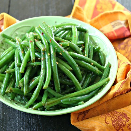 Chilled Green Bean Salad with Dill