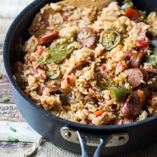 Sausage & Rice Skillet