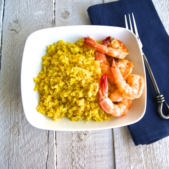 Saffron Cauliflower Rice