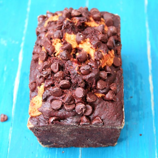 Chocolate Peanut Butter Banana Bread