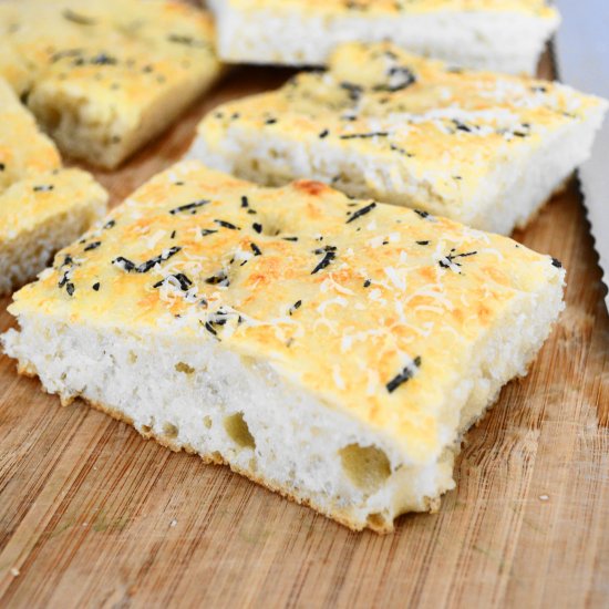 Parmesan Rosemary Focaccia Bread