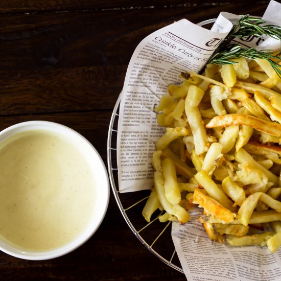 Truffle Fries with Aioli Sauce