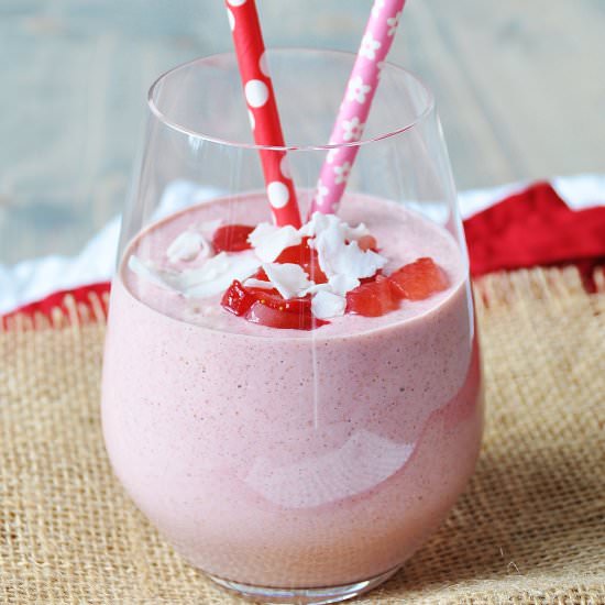 Strawberry Coconut Cream Smoothie