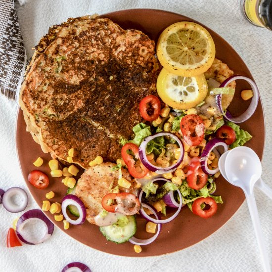 Carrot Zucchini Semolina Pancake