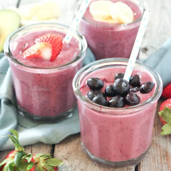 Berry and Cauliflower Smoothie