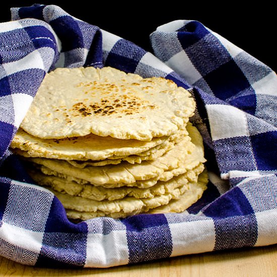 Easy Homemade Corn Tortillas