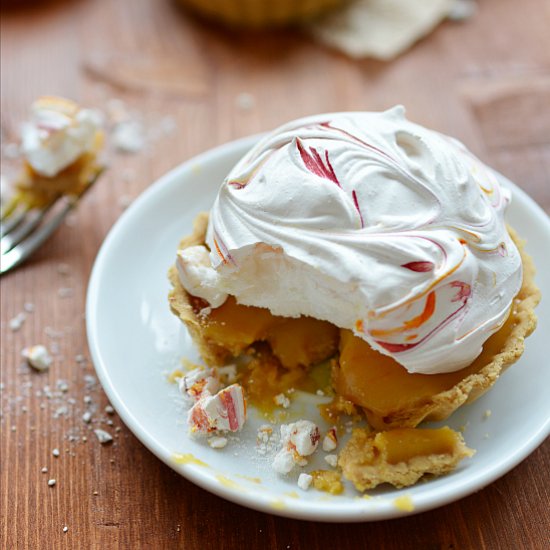 Blood Orange Meringue Pies