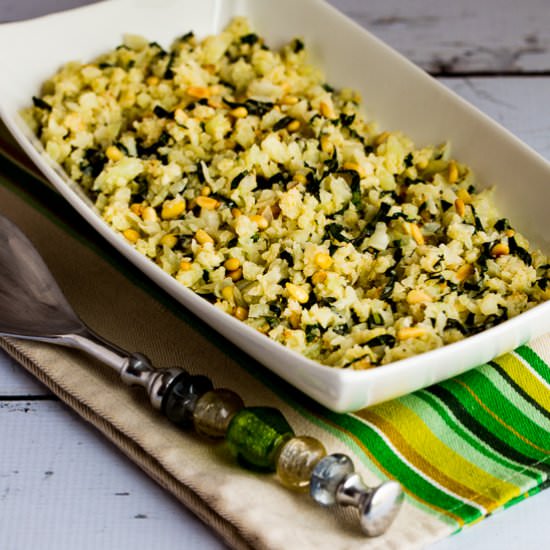 Cauliflower Rice with Basil