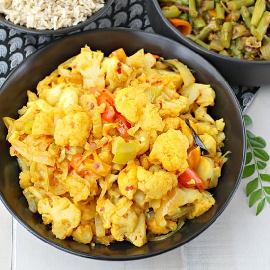 Deviled Cauliflower Curry