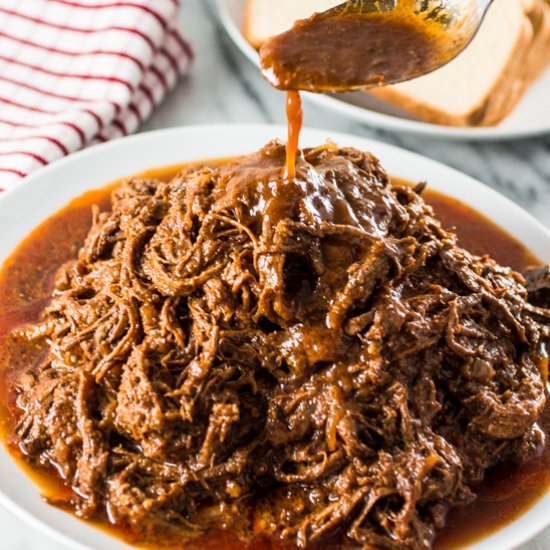 Slow-Cooked Pulled Brisket