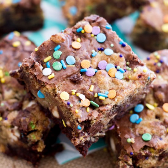 Cake Batter Cookie Brownies