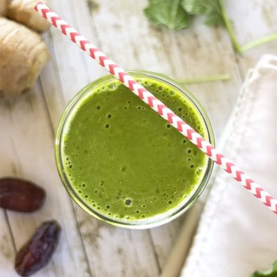 Green Ginger Orange Smoothie