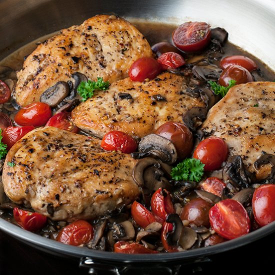 Skinny Chicken Marsala