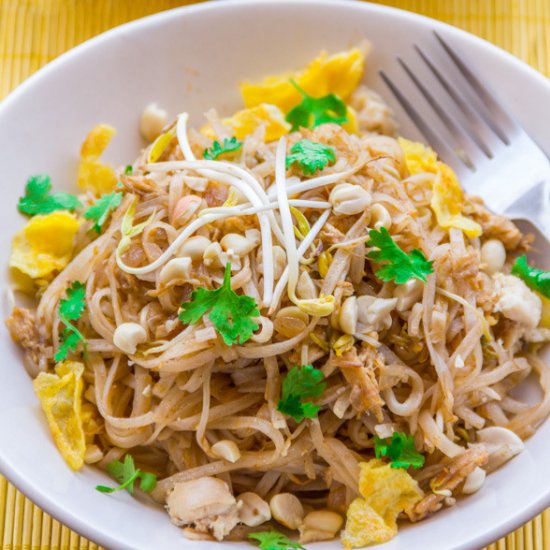 Chicken Pad Thai Noodles