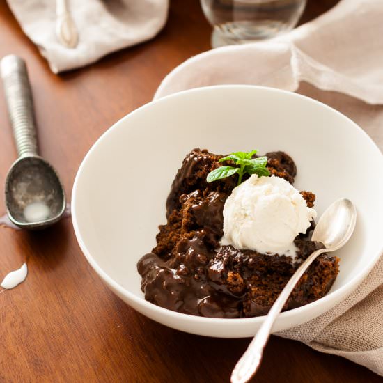 Slow Cooker Molten Lava Cake