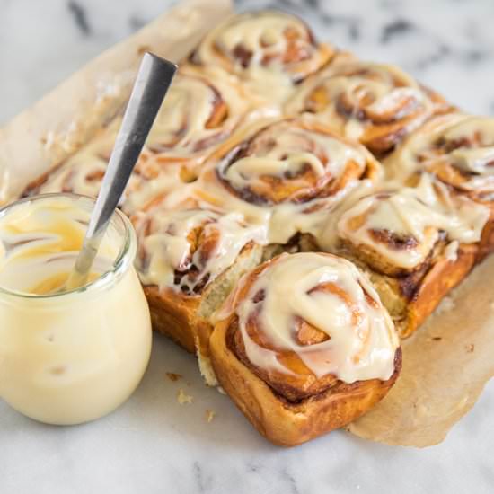 Coconut Jam Cinnamon Rolls