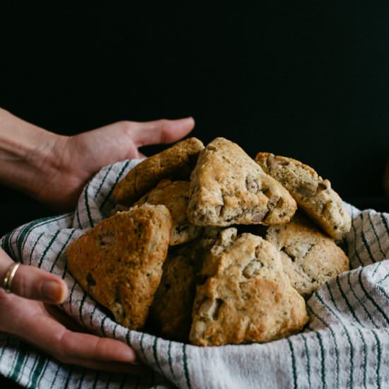 Pear and Earl Grey Scones