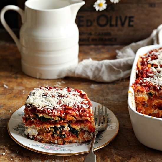 Vegetable lasagna