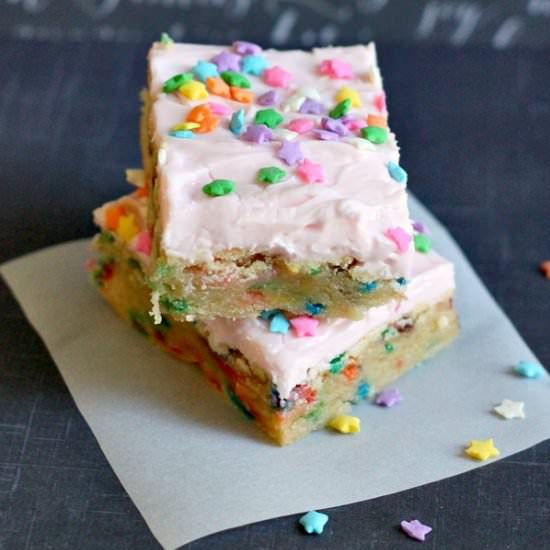 Funfetti Sugar Cookie Bars