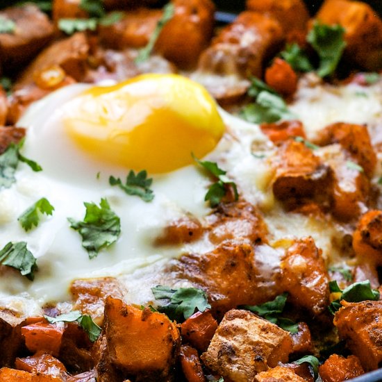 Mexican Sweet Potato Skillet Hash