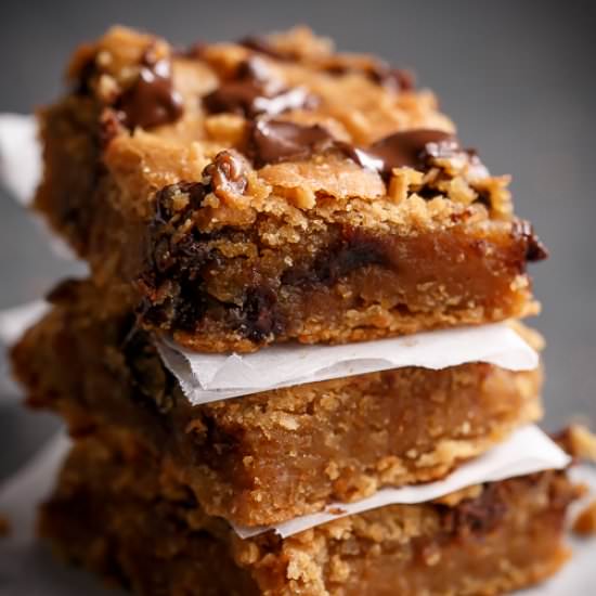 Flourless Peanut Butter Blondies