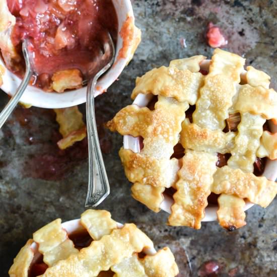 Strawberry-Rhubarb Tarts