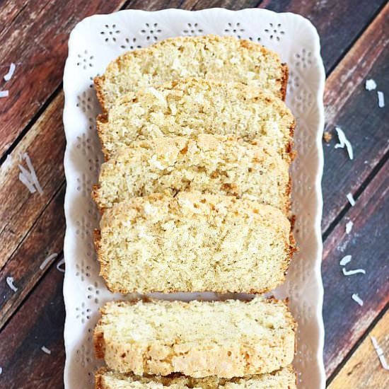 Brown Butter Coconut Rum Pound Cake