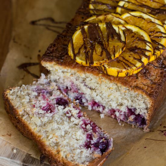 Blueberry, Orange & Coconut Loaf