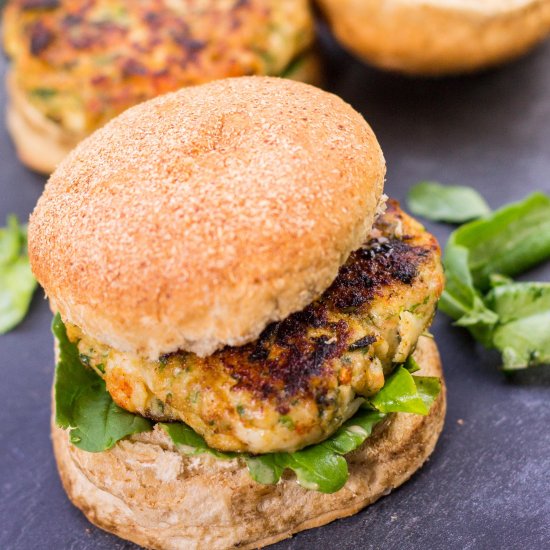 Thai-Style Prawn Burgers