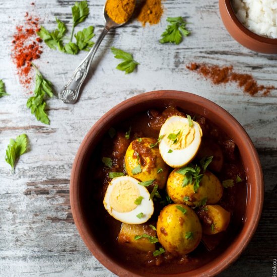 Slow Cooker Egg Curry