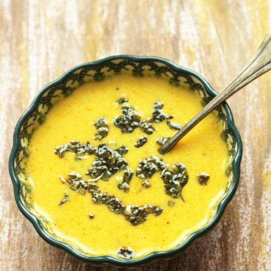 Simple Kadhi: Indian Yogurt Soup