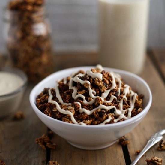 Super Seed Cinnamon Roll Granola